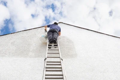 Peinture extérieure à la Boulaye — façades et ravalement